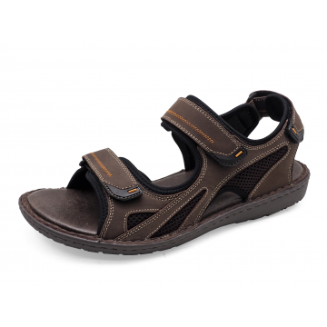 Men Sandals SKA-19 Brown Nubuck (Oiled)
